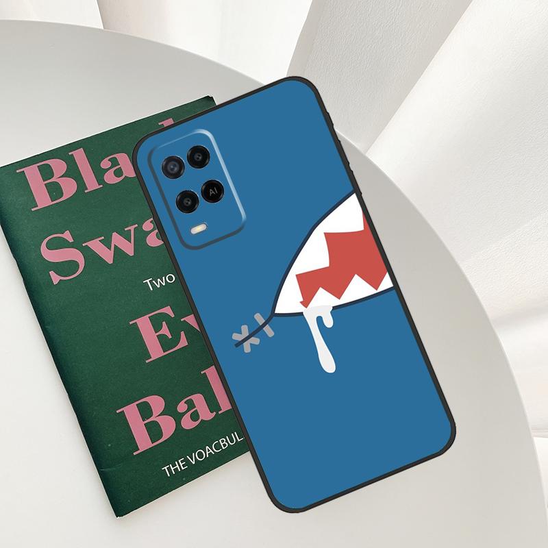 Gawr Gura Hololive Anime Case For Oppo A58 A78 A98 A15 A16 A17 A52 A72 A76 A96 A54 A74 A94 A57 A77 A54S A57S Cover