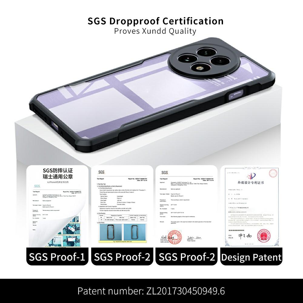 XUNDD For OnePlus Ace 5 5G/5 Pro 5G Case Dropproof TPU+Acrylic Clear Back Phone Cover