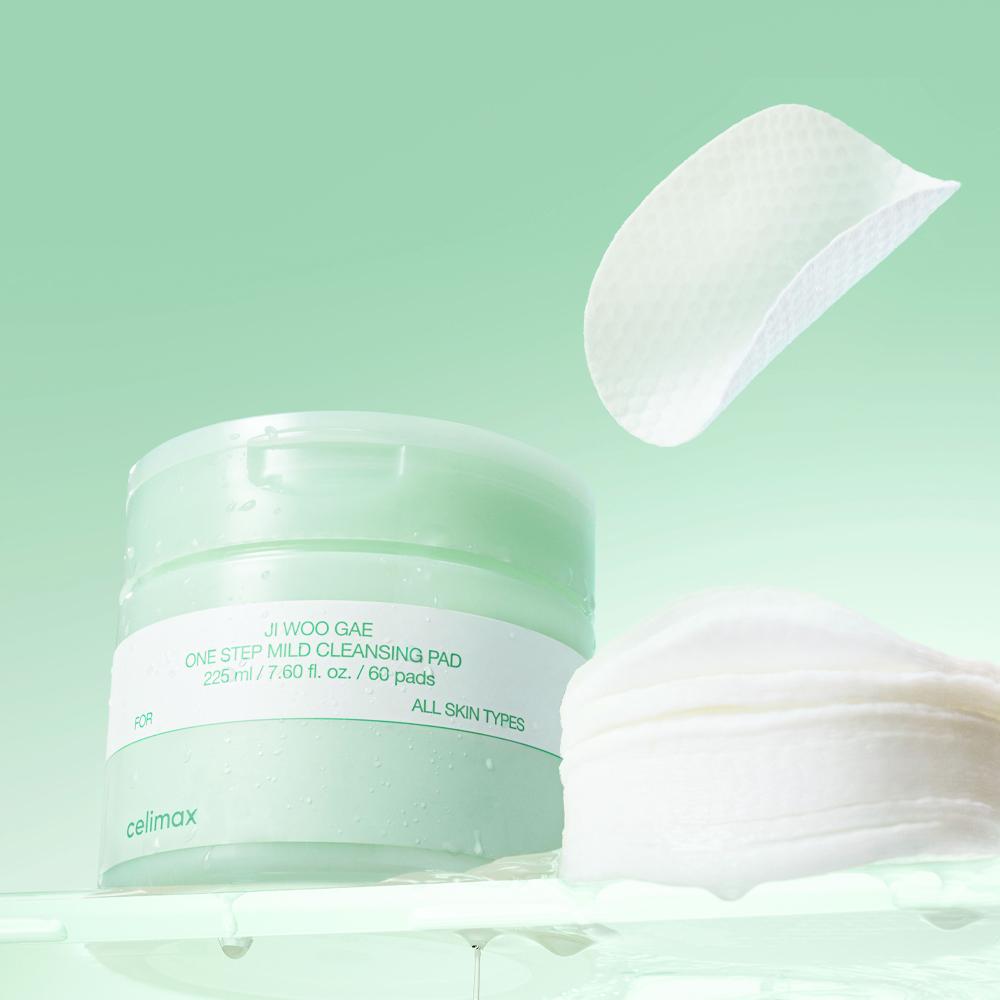 Celimax [super Easy Cleansing Mildly Acidic] Celimax Eraser One Step Mild Cleansing Pad 60 Sheets Package  +10 Sheets 