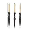Boar Bristle Hair Brush Natural Boar Bristle Smooth Wooden Handle Hair Softening Comb for Home Salon Men Women
