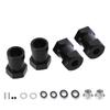 12mm Wheel Hex Hub Adapter for Tamiya CW-01 CW01 Lunch Box Midnight Pumpkin Monster Beetle WR02 Upgrade Parts Accessories Metal