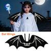 Bat Wings For Kids Halloween Non-Woven Party Supplies Skeleton Pattern Vampire Party Favors For Carnivals Masquerades Christmas