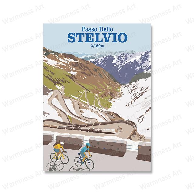 

Мировая городская велосипедная гонка на горном велосипеде, настенная живопись маслом, эстамп, велосипедный спортивный постер 21cm×30cm NoFrame