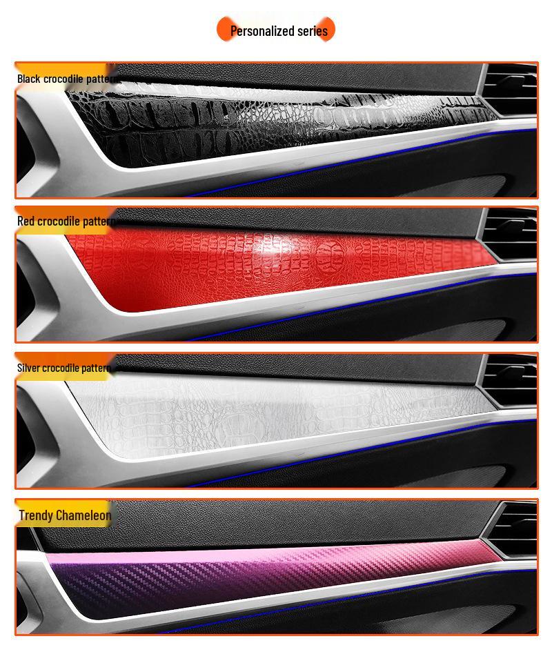 Golf 6th/7th/7.5th Gen Carbon Fiber Interior Console & Gear Shift Sticker.