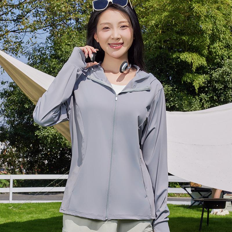 Unisex Sun Protection Jacket UPF50+ UV Protection Lightweight Breathable Summer Cycling Sun Hoodie for Couple