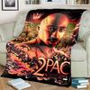 6 Size Rap Singer 2Pac Blankets 3D Printing Comfortable and Soft Picnic Blanket Gift To Family or Friends picnic blanket
