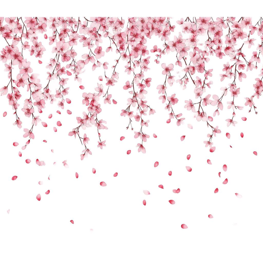 Green Leaves Plant Branch Wall Sticker Bedroom Living Room Background Decoration Mural Home Decor Stickers Art Decals Wallpaper