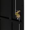 Filing Cabinet Black 90x40x200 cm Steel