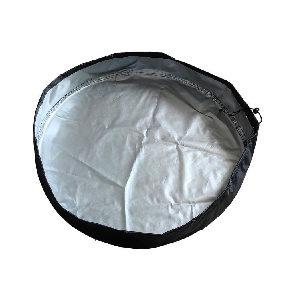 Industrial Drum Cover Dustproof Rainproof Protective Lid for Chemical Barrels Round Composite Container Protective Cover