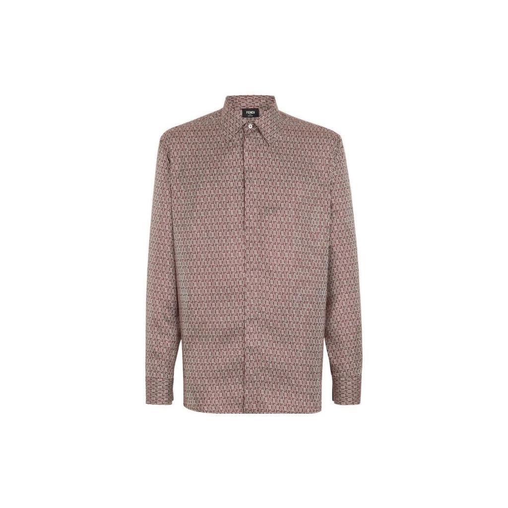 FENDI Shirts Men's Multicolor Lapel Moderate Other FS1038AQIEF0QH0