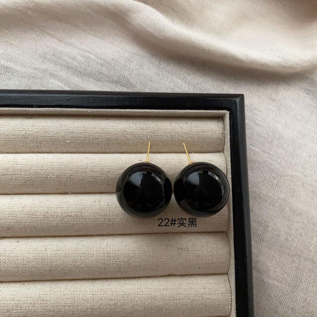 Simple And Sweet Atmosphere Pearl Multi-Color Stud Earrings, Advanced Not Monotonous And Versatile, Simple And Generous Light Luxury Earrings