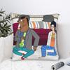 Poszewka na poduszkę Anime B-BoJack H-Horsemans Miękka poszewka na poduszkę do kanapy sofy sypialni Nowoczesne poszewki na poduszki