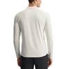 Fila Fitness Series Casual Stand Collar Half-Zip Long Sleeve T-Shirt Men Tops Starlight-White A11M511207FWT