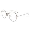 Stylish Glasses for Lightweight Stainless Steel Metal Glasses for with Round-frame Women, Men, Ladies' Eyewear, Case.