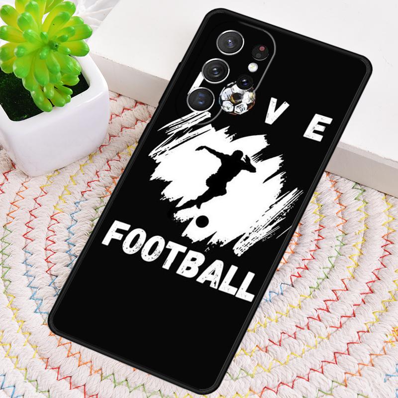 Football Soccer Ball Phone Case for Samsung Galaxy Note 10 Pro S26 Ultra S23 S24 FE S25 S21 S22 PLUS Shockproof Cove