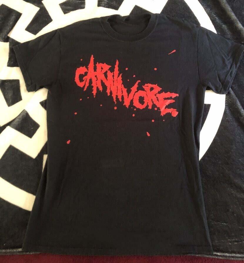 

Logo Carnivore Black Color 100% Cotton All Size Shirt BL896 XL