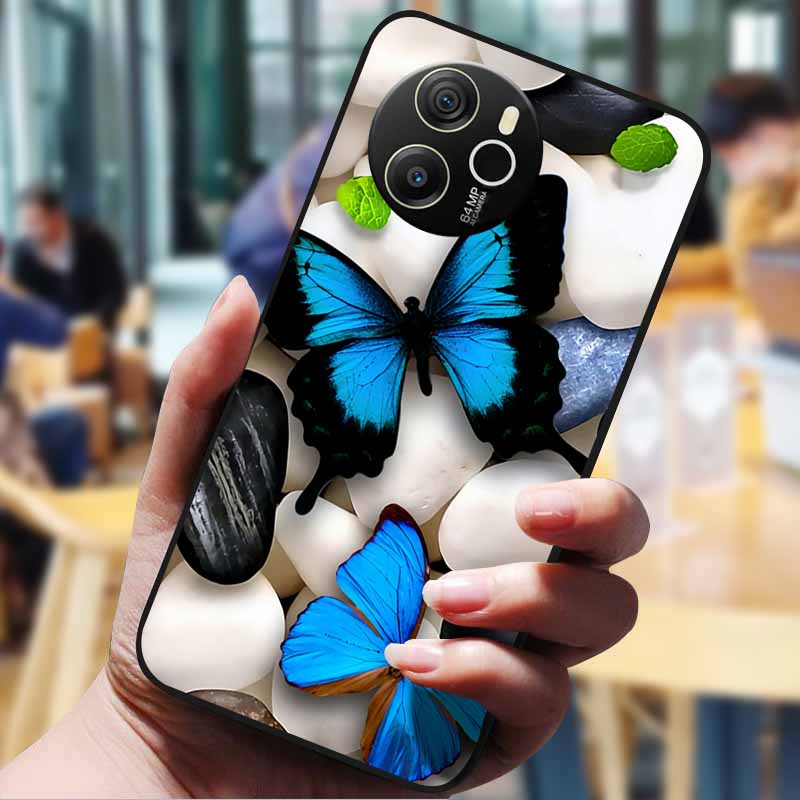 For Blackview Shark 8 Case 6.78" Cartoon Painted Cover Lovely Case Soft Silicone Protect Cover For Blackview Shark8 Cases Bumper