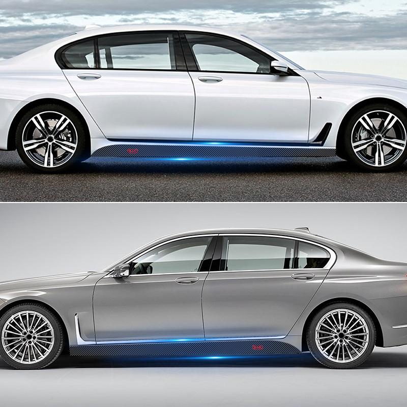 2 Buc/Set Carbon Autocolant Prag Laterale Ușă Mașină Antizgârieturi Autocolant Remodelare Pentru KIA Ceed Rio Sportage R K2 K3 K4 K5 K6 K7 K8 Soul Opeima Ceed