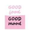 Mandi Welton Good Food Good Mood Print