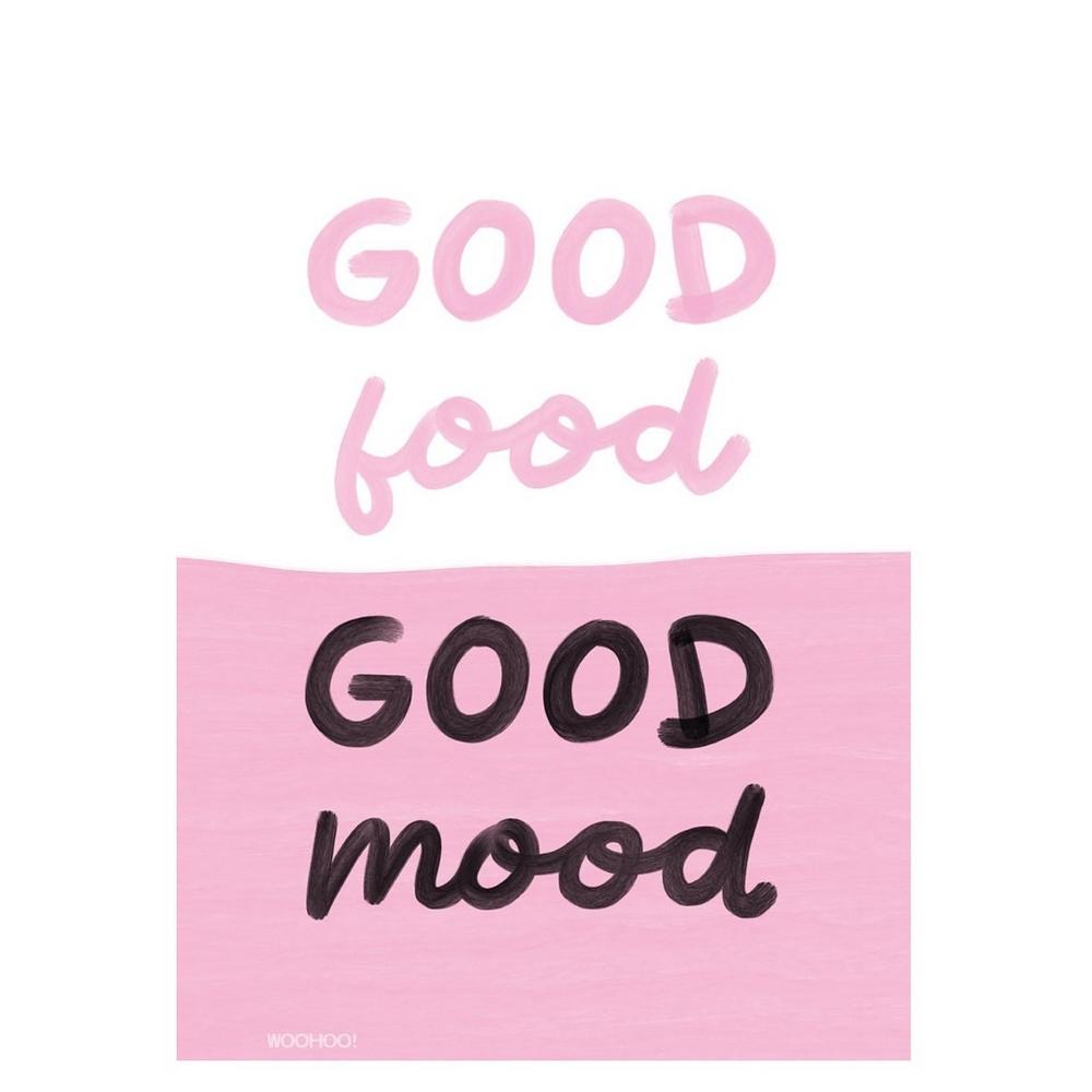 Mandi Welton Good Food Good Mood Print