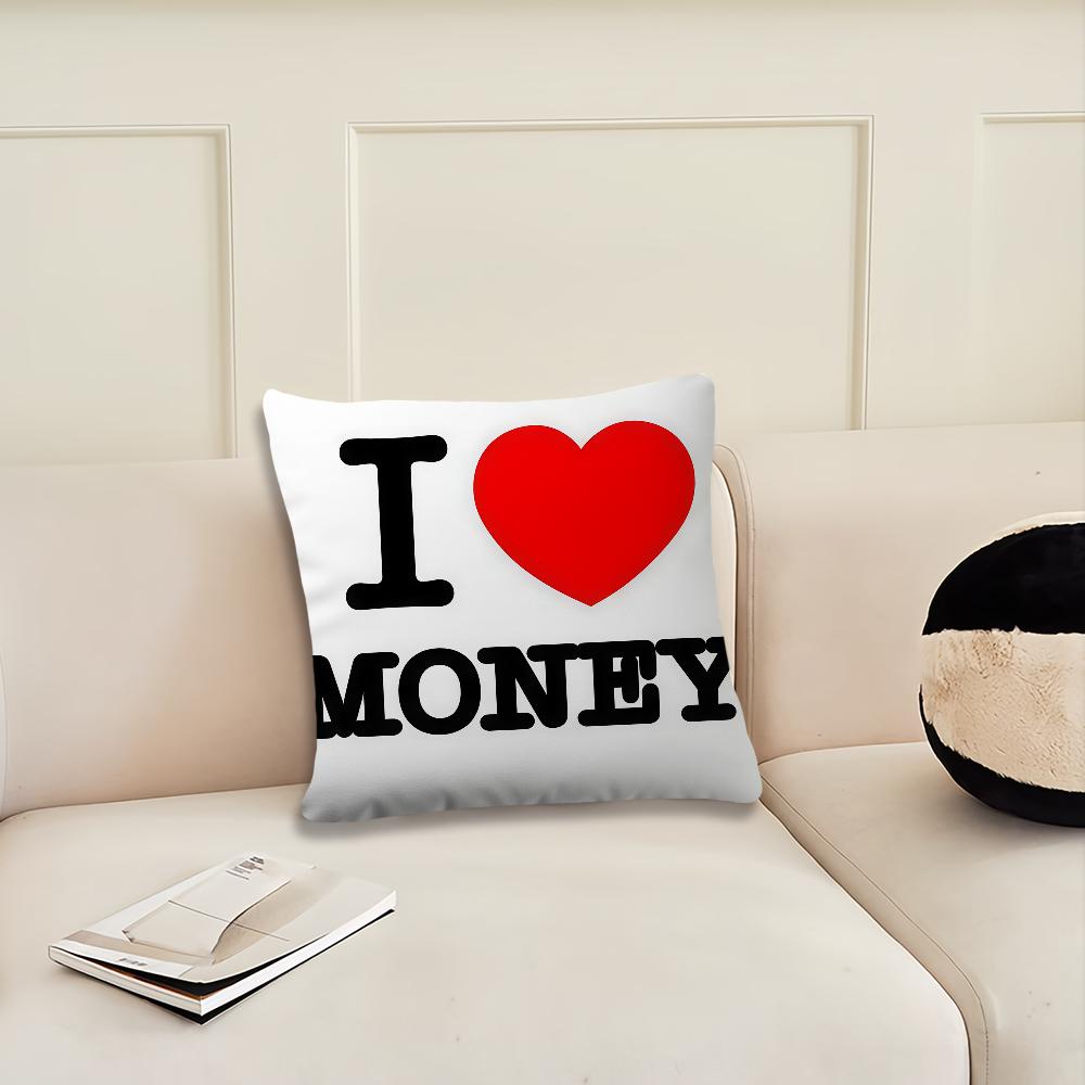 Funny Pin I Love Me EMO Boys Music cushion cover Pillow Cover Decoration Room Home Sofa living Office Car Nordic Simplicity