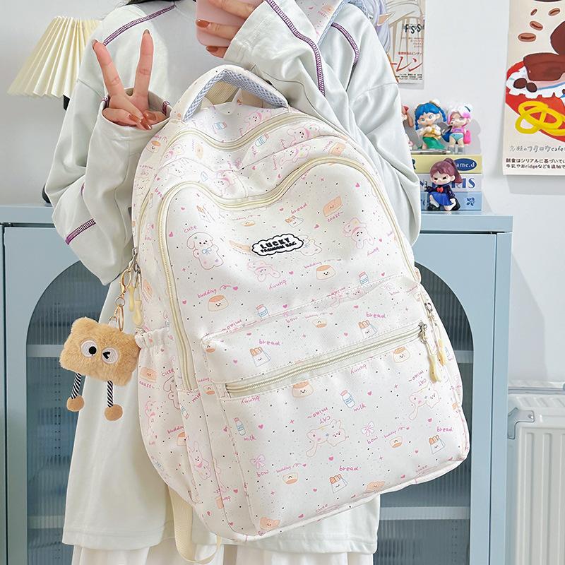 Nuovo zaino per scuola media femminile ins nicchia ragazza carino fresco zaino zaino di alto valore