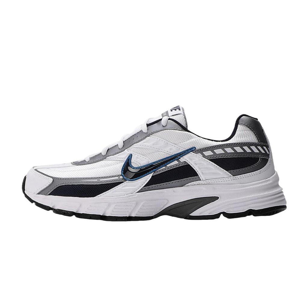 Nike Initiator Abrasion Resistant Breathable Low top Sprint Running Shoes Unisex Black Gray 394055-101(Team177-)