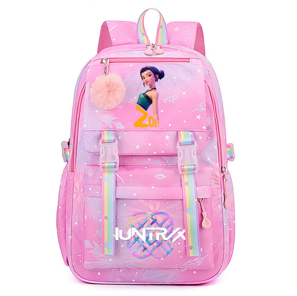 K-Pop Dämonenjäger Bedruckter Wasserdichter Rucksack mit Großer Kapazität Teenger Schüler Mädchen Junge Schultasche Buchtasche Damen Große Kapazität Reisetasche Geschenk