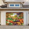 2D flat design 1-piece rural style background fabric suitable for use in weddings birthdays and graduation ceremonies