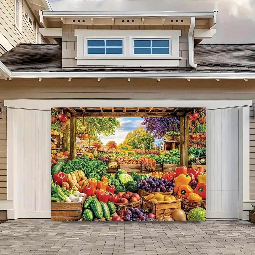 2D flat design 1-piece rural style background fabric suitable for use in weddings birthdays and graduation ceremonies
