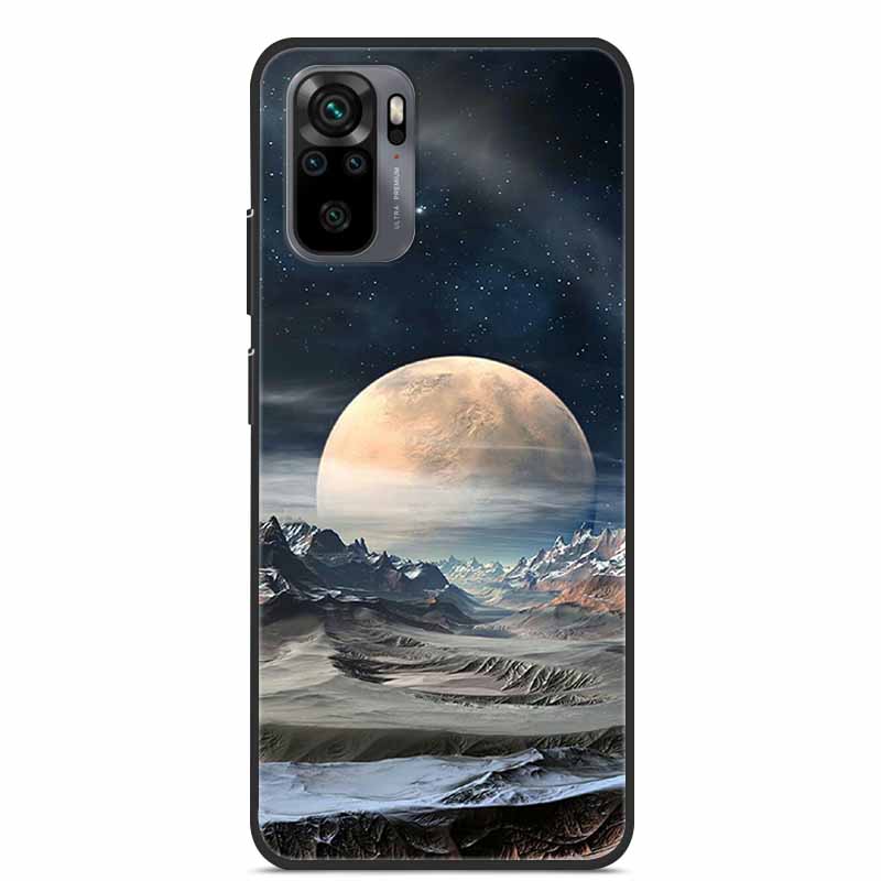 Dla Xiaomi Redmi Note 10S Case silikonowa tylna okładka etui na telefony dla Xiaomi Redmi Note10T 2021 miękki futerał uwaga 10S 10T 10 T S Coque