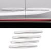 4pcs Flexible Bumper Guard Strips with Strong Adhesive Front & Rear Bumper Guard Upgrades for Car Front & Rear Safety