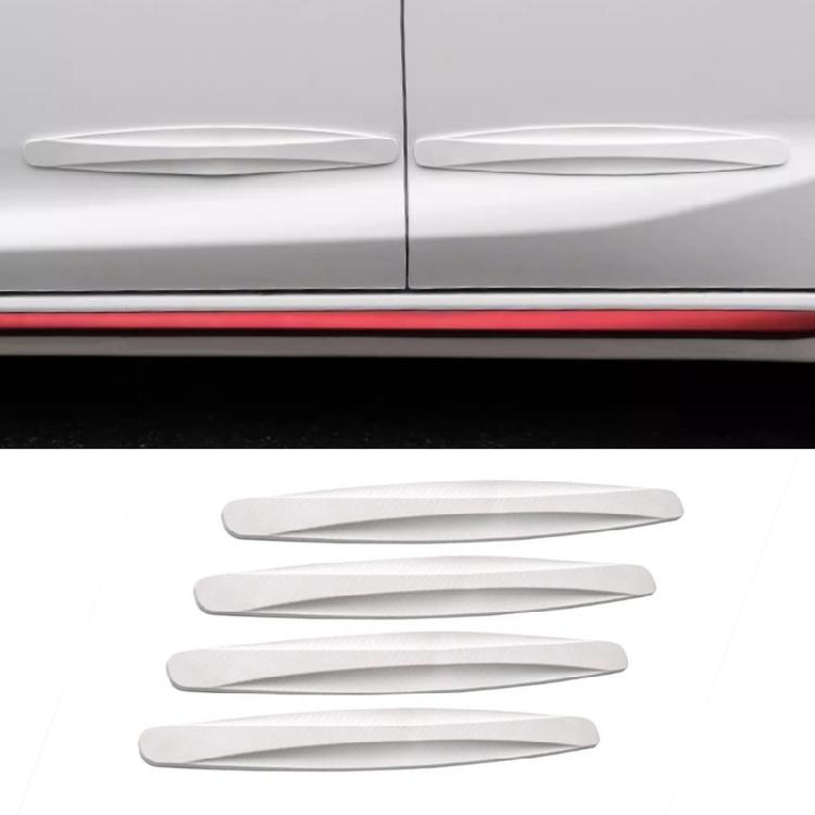 4pcs Flexible Bumper Guard Strips with Strong Adhesive Front & Rear Bumper Guard Upgrades for Car Front & Rear Safety