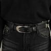 Black Women's Belt Vintage Dress Jeans Belt Versatile Waist Belt  Waist Decoration