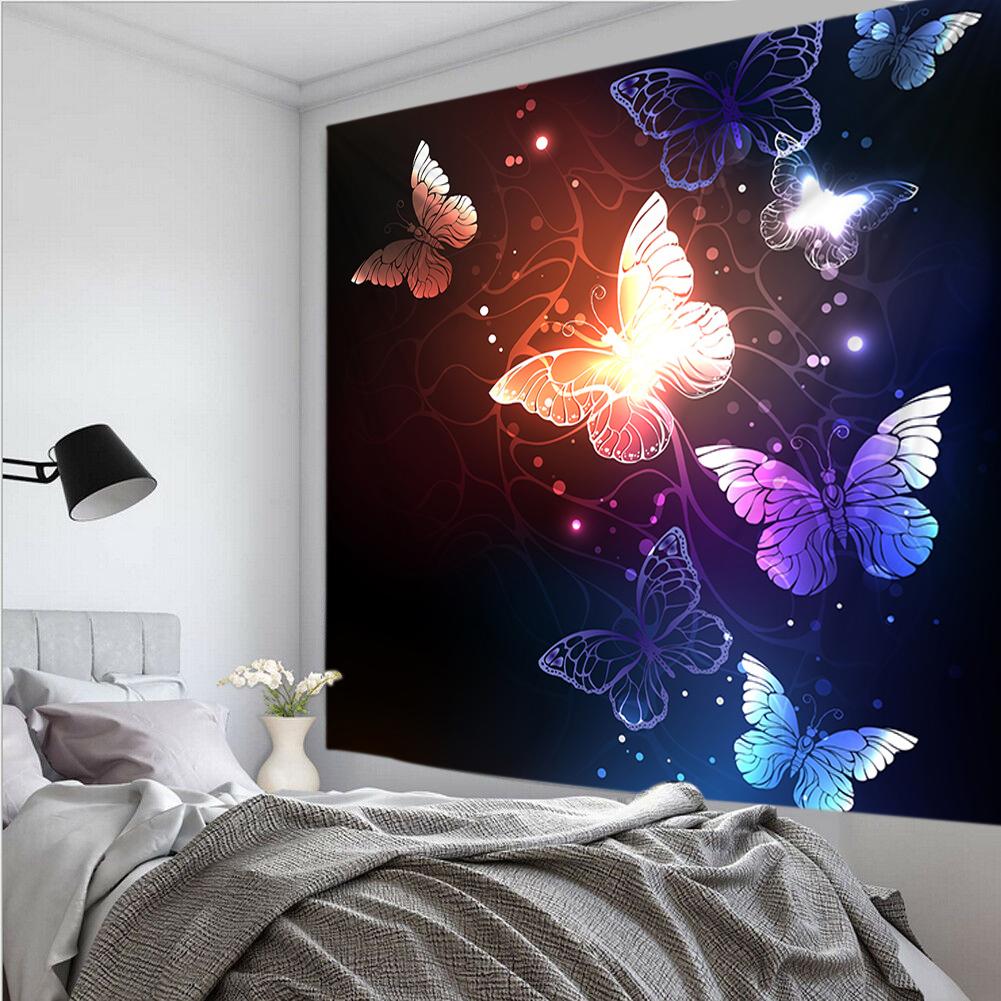 Butterfly tapestry Bohemian home and decoration tapestry decoration bedroom girl wall decoration tapestry