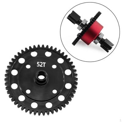 RC Car 52T Gear Accessories Replace Part Sturdy Upgrade Professional Ar310429 Black for 1/8 Typhon