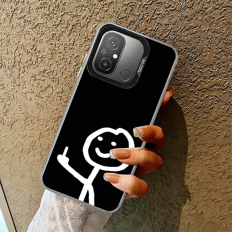 Funny Stickman Matchman Soft Phone Case for Xiaomi Redmi 15C 15 14C 13C 12C Poco X5 X6 X7 Pro X3 F8 F7 Ultra M8 13 12 Cover Back