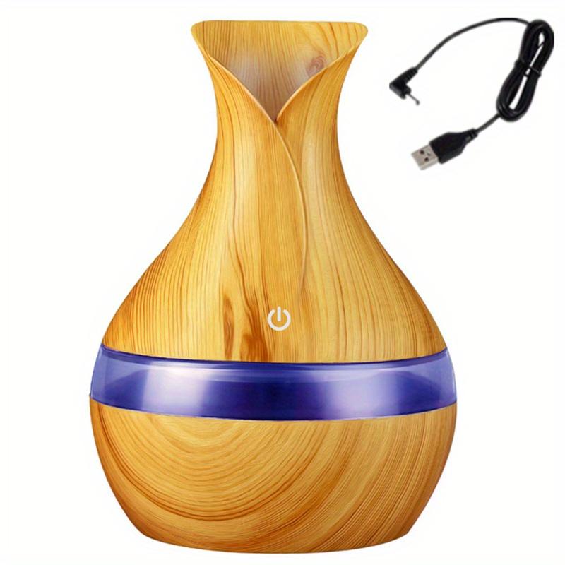 300ml Wood Grain Humidifier Aroma Diffuser Atomizer USB Household Humidifier Hydrating Instrument Desktop Humidifier