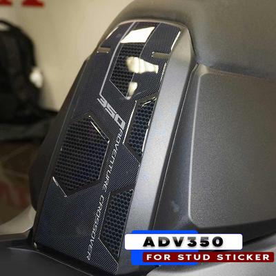 For HONDA ADV350 ADV 350 2022 3D Motorcycle Resin Sticker Stud Tank Pad Anti Scratch Decal Non-slip