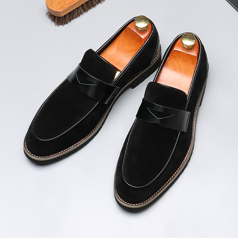 Fashion Lightweight Men Casual Shoes All-match Mens Slip On Dress Shoes Luxury Brand Mens Comfortable Loafers Classic Men Flats Wedding