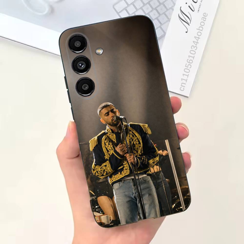 Singer Z-Zayn Phone Case For Samsung S25,24,21,22,23,20,S30,Ultra,Plus,Fe,Lite,Note,5G Black Soft