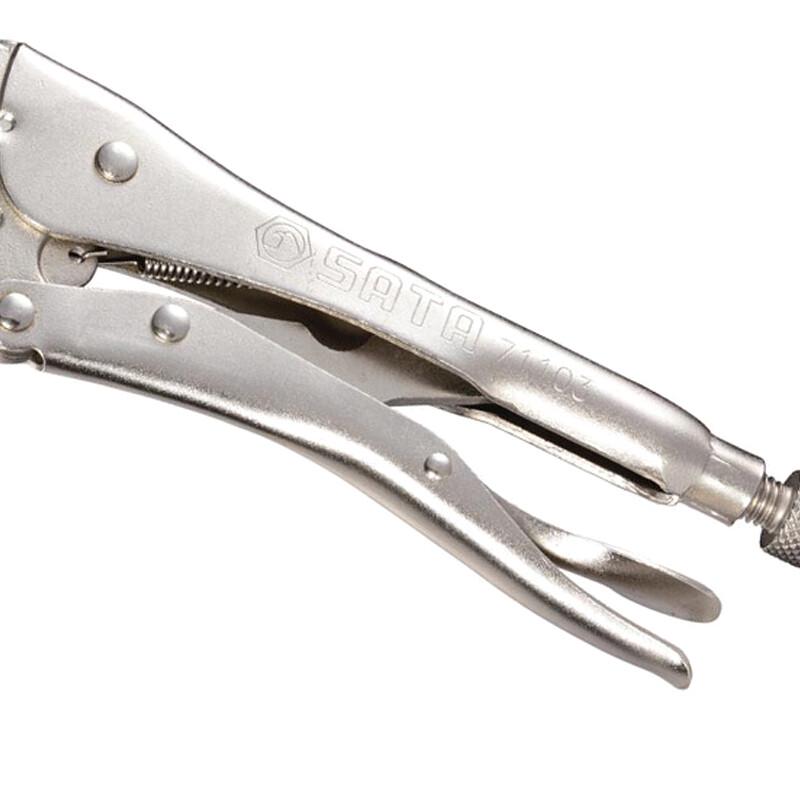 SATA 10-inch Round Jaw Vise-Grip Pliers with Cutter