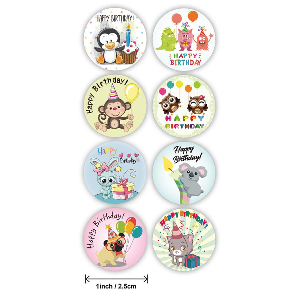 100-500Pcs High-Quality "Happy High-Quality Birthday" High-Quality Sticker High-Quality Envelope High-Quality Sealing High-Quality Label