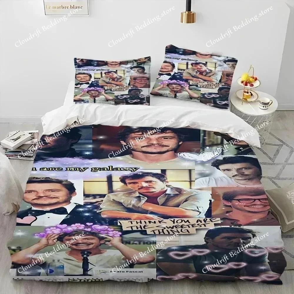 Jose Pedro Balmaceda Pascal Photo Bedding Set Pillowcase Comforter King Queen Size Boys Adult Duvet Cover Bed Set026