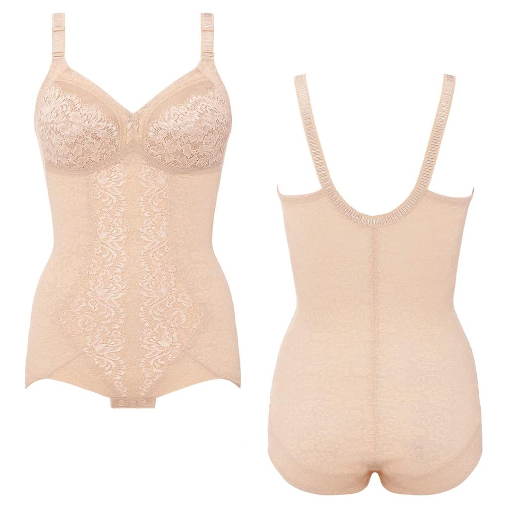 Triumph Makeup Body 6000 Bodysuit 1 00NZ D85 Size (Wired) [Medium] (Beige)