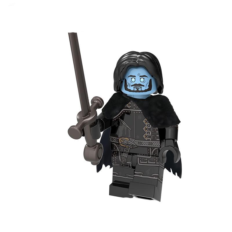 

Game Of Thrones Jon Snow Wights Toy Action Mini Figures Fits Sets Blue Wights A