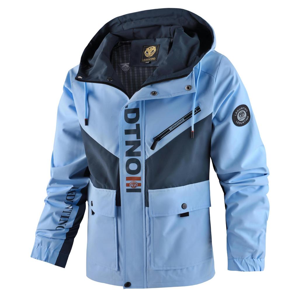 Men's Solid Color Hooded Parka: Casual Outdoor Autumn/Winter Jacket