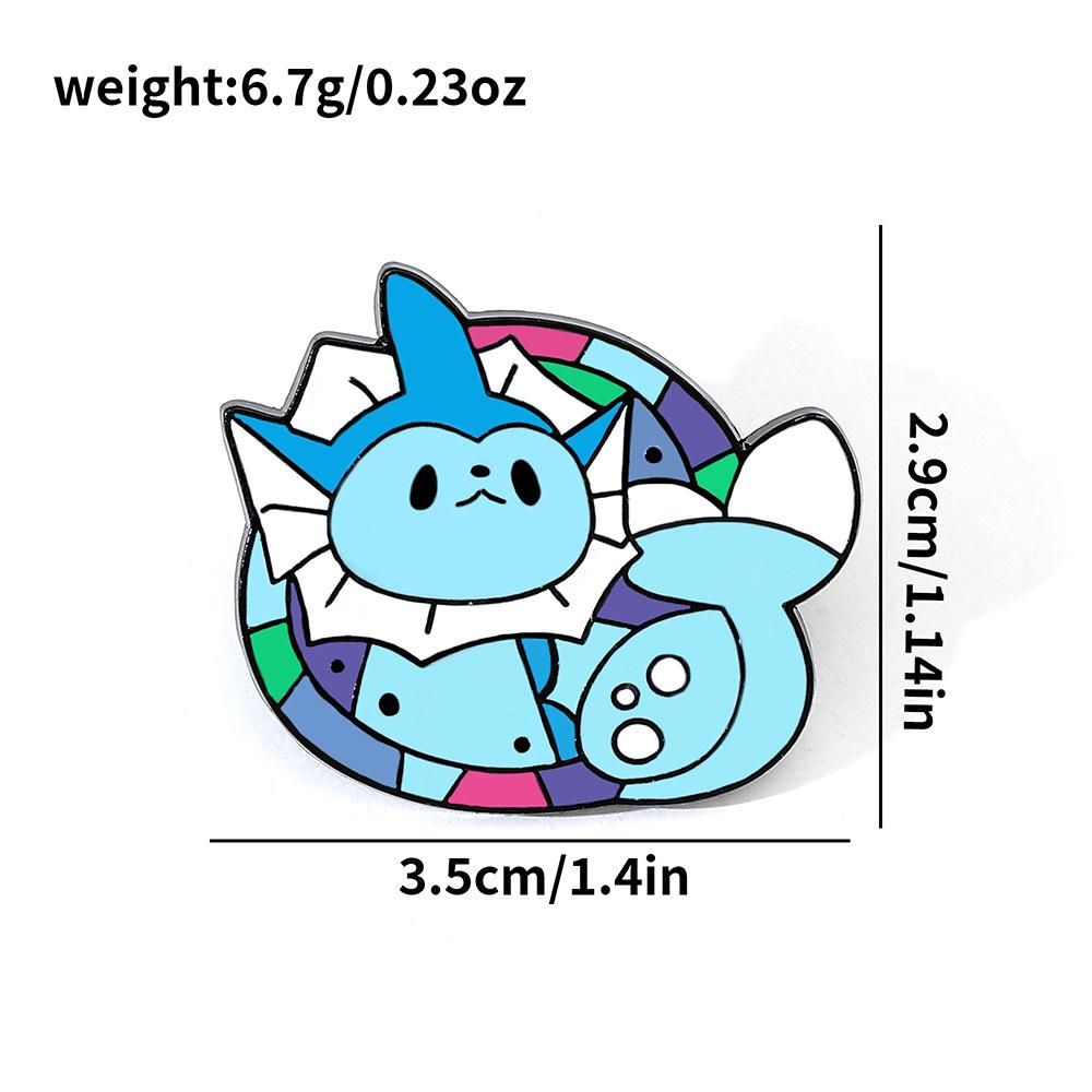 Мультяшная Креативная Личность Покемон Металлическая Значок Покемон Покемон Сплав Масляная Капля Брошь