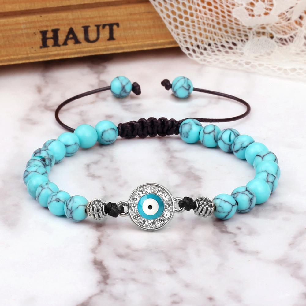 Devil's Blue Eye Zircon Bracelet: European & American Style Women's Jewelry