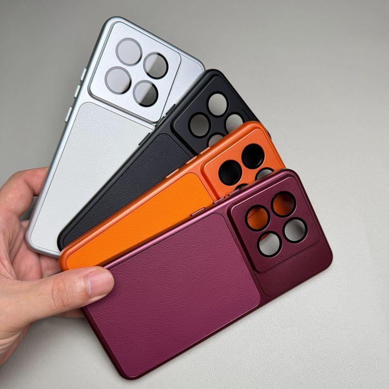 Для Xiaomi 17 Чехол Xiaomi 17T Pro Mi 17T Чехол Mi 15 14 Pro 13 12 s 12x Кожаный Роскошный Чехол для Линз Защитный Матовый Кожаный Задний Чехол